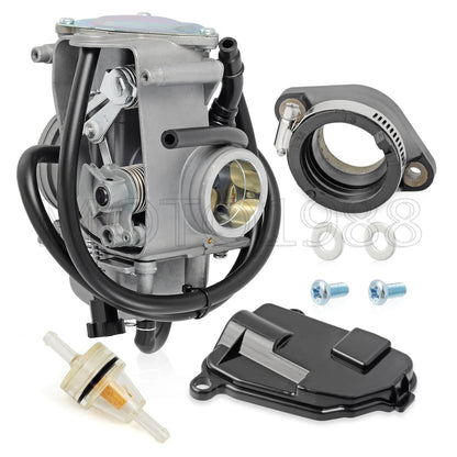 Carburetor Assembly w/ Intake Boot for Honda FourTrax 350 TRX350 1986-1987