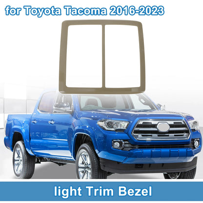 Front Row Headlight Trim Bezel Light Brown for Toyota Tacoma (2016–2023)