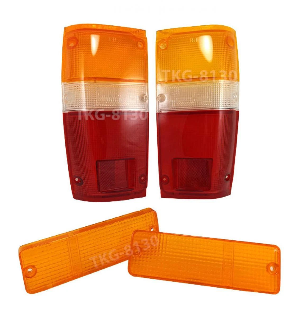 Bumper Light Lens & Tail Light Lens for Toyota Hilux MK2 LN50 LN65 (1983-1997)