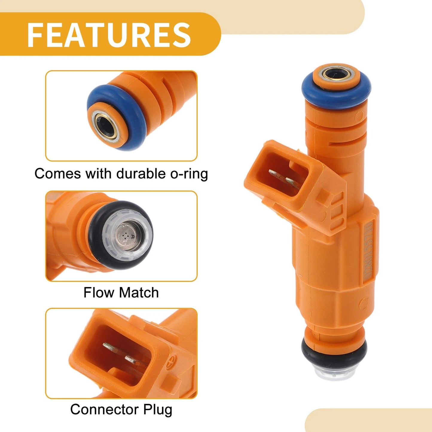 Fuel Injector 1 Pcs for Jeep Cherokee 4.0L (1997-2001)