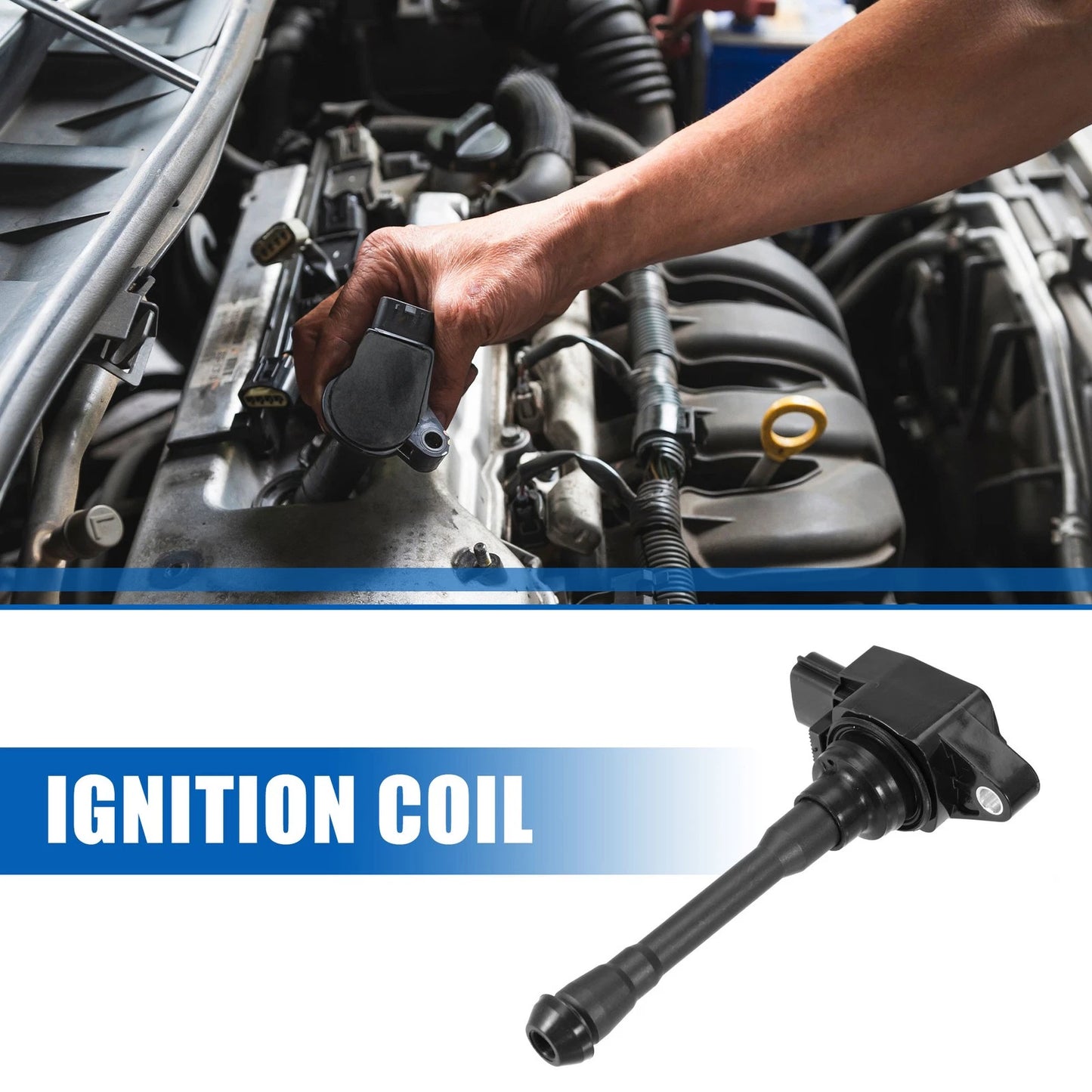 4 x Ignition Coils 22448-1KC0A for Nissan Sentra, Rogue (2017-2019)