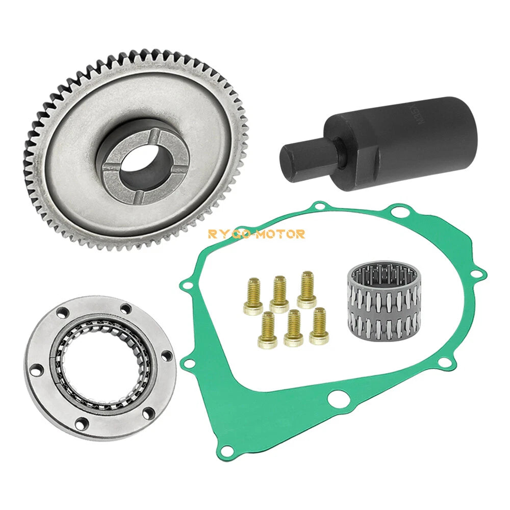 Starter Clutch Bearing Gasket & Flywheel Puller for Yamaha Moto-4 Raptor 350