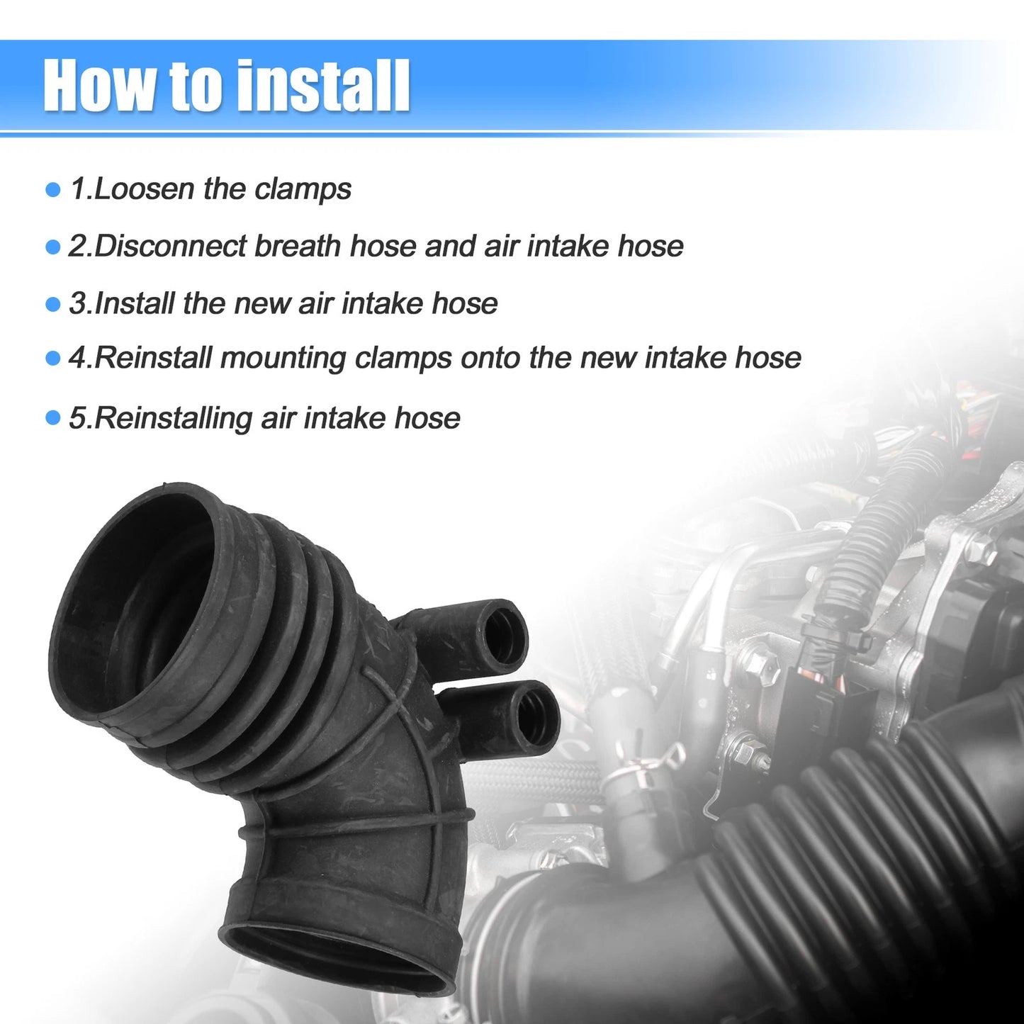 Engine Air Intake Hose for BMW 3 Series (2006-2013)