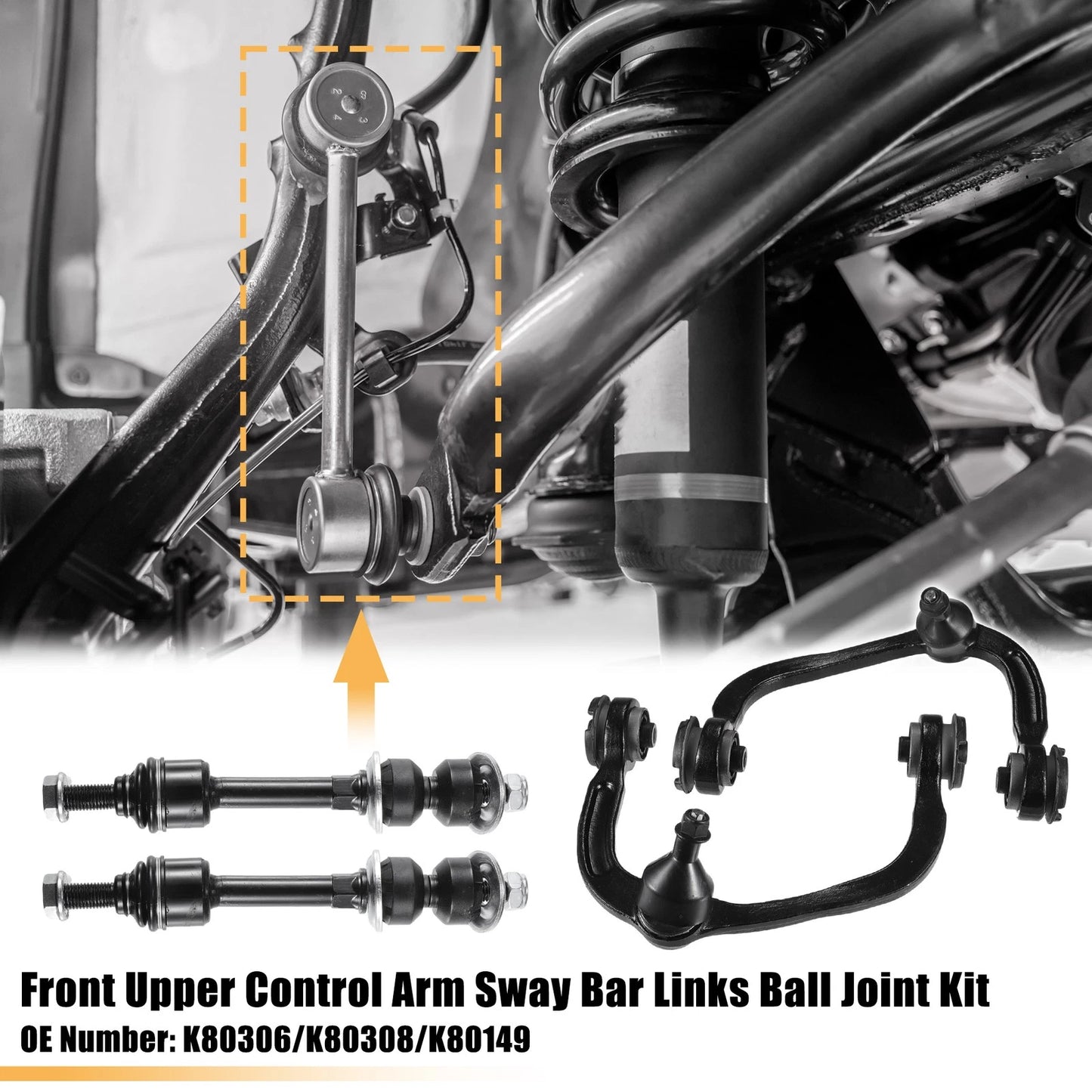 6 Pcs Front Suspension Kit for Ford F-150 (2005-2008)