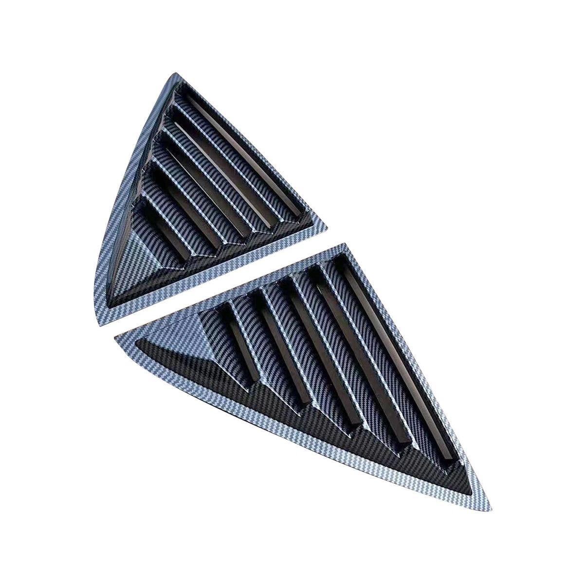 Carbon Look Window Louver Shutter Cover Trim for Chrysler 300 Sedan (2011–2023)