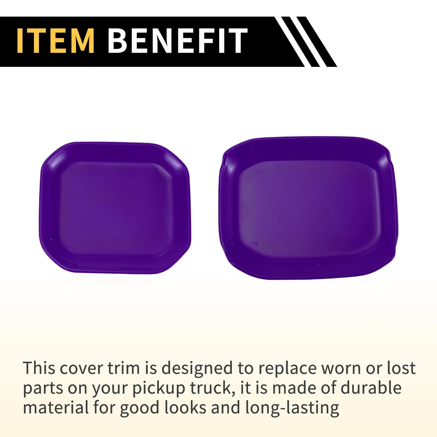 Exterior Door Handle Bowl Cover Trims for Jeep Gladiator JT (2020-2024) Purple