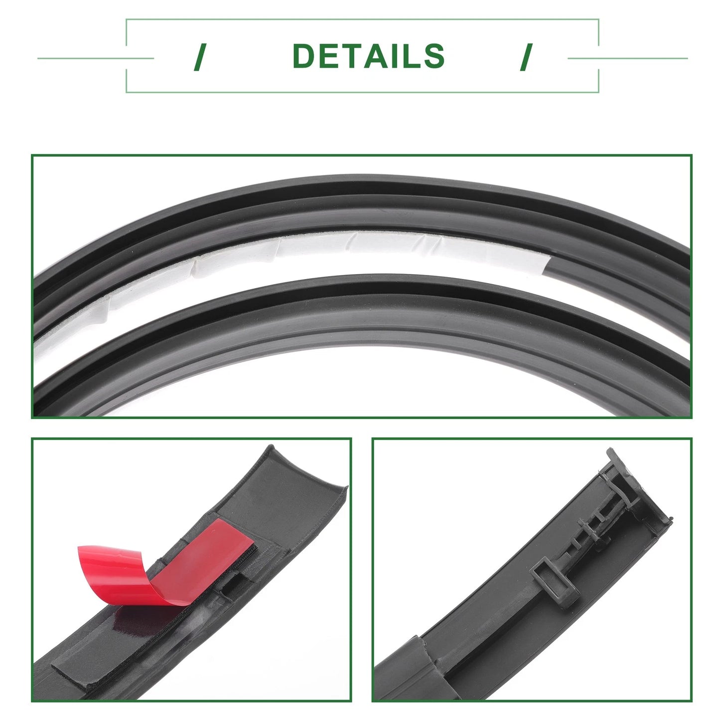 Roof Sealing Strip Sunroof Trim for Toyota Tacoma Double Cab (2005-2023)