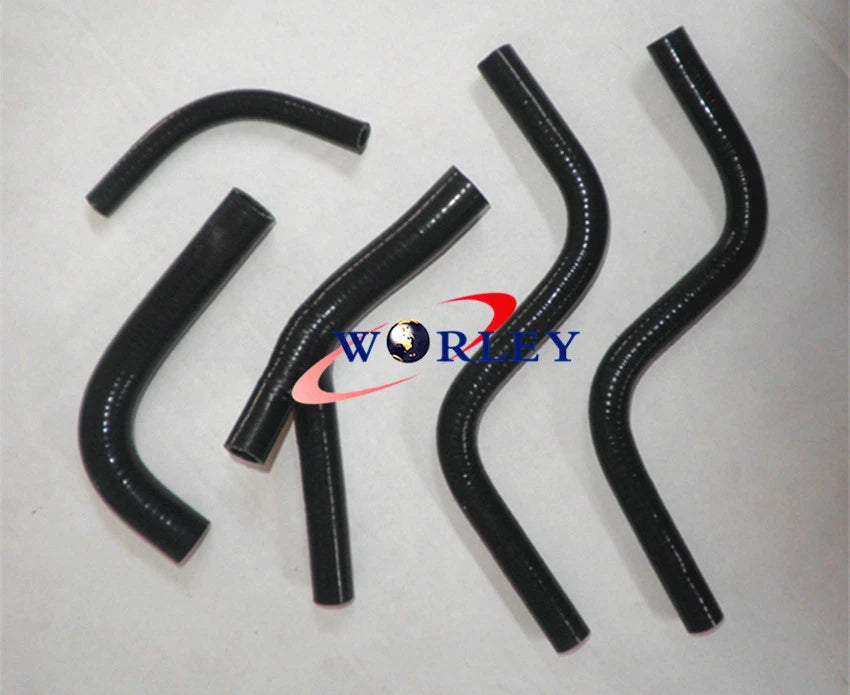 Aluminum Radiator + Black Hose for Honda CR250R (1985-1987)