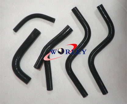 Aluminum Radiator + Black Hose for Honda CR250R (1985-1987)