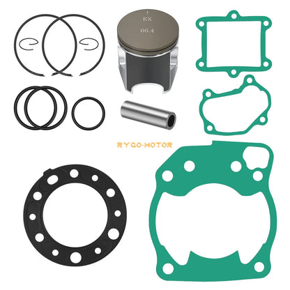 STD Bore 66.40mm Piston & Gaskets Top End Rebuild For Honda CR250R (1992–1996)