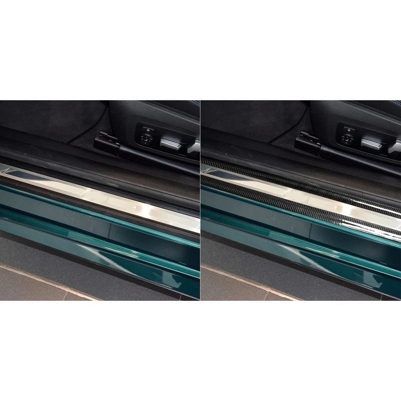 100% Dry Carbon Fiber Door Sill Trim Strip for BMW 4 Series G22 G23 G26 21-23