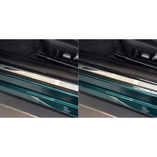 100% Dry Carbon Fiber Door Sill Trim Strip for BMW 4 Series G22 G23 G26 21-23