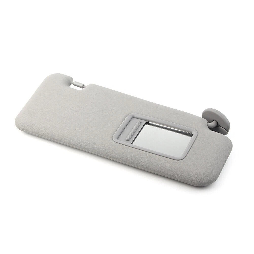 Gray Right Side Sun Visor with Vanity Light for Toyota Highlander (2008-2013)