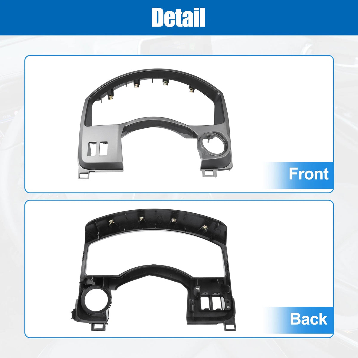 Dash Panel Gauge Cover Bezel Trim for Nissan Titan Armada (2004-2023)
