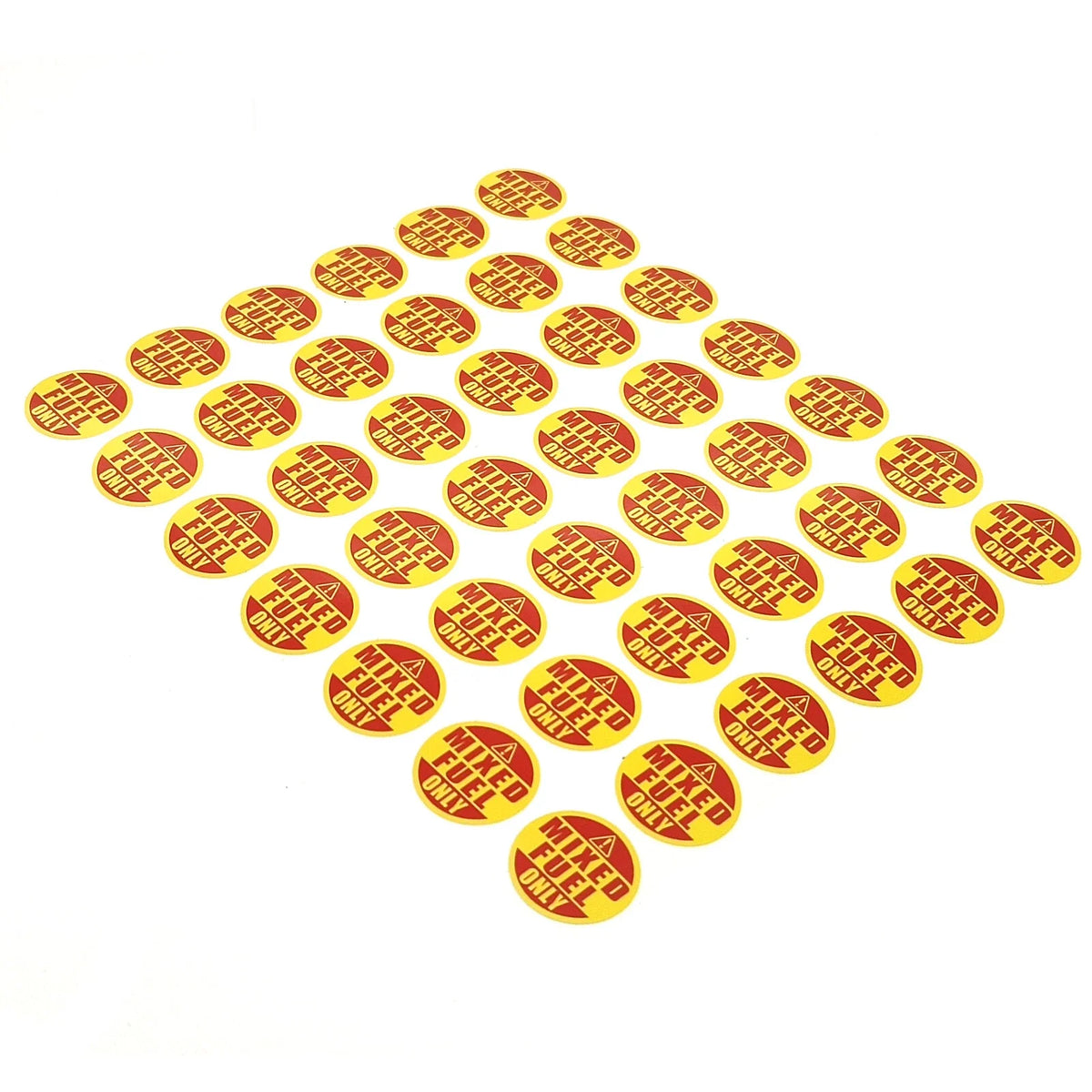 MIXED FUEL ONLY Decal / Sticker / Door Labels for Truck Gasoline Oil 42Pcs