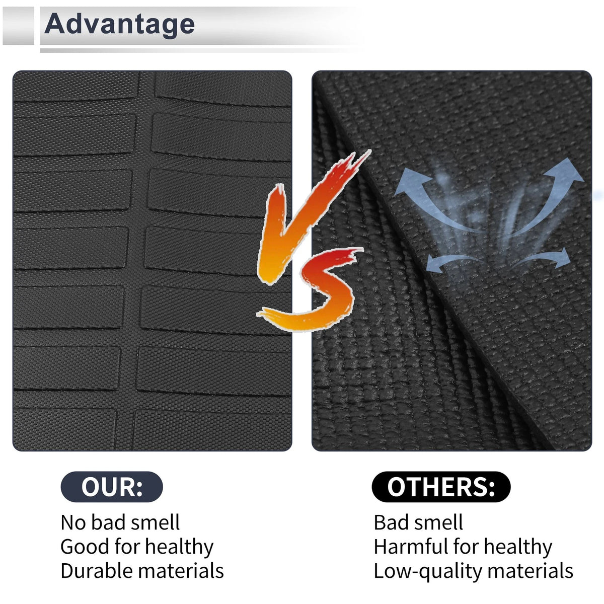 Cargo Liner Rear Trunk Mat for Jeep Grand Cherokee (2022-2024) Black TPE