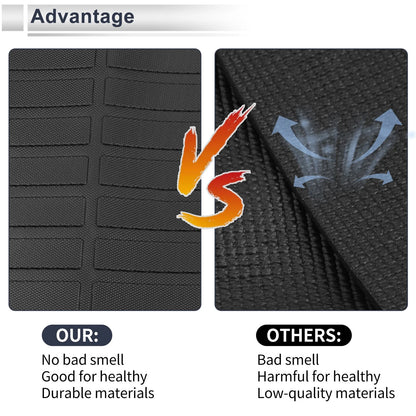 Cargo Liner Rear Trunk Mat for Jeep Grand Cherokee (2022-2024) Black TPE