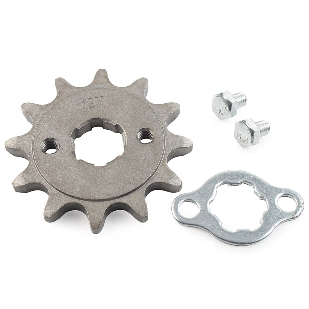 12T Front Sprocket Cog for 125cc-250cc Dirt Pit Bike ATV Go Kart