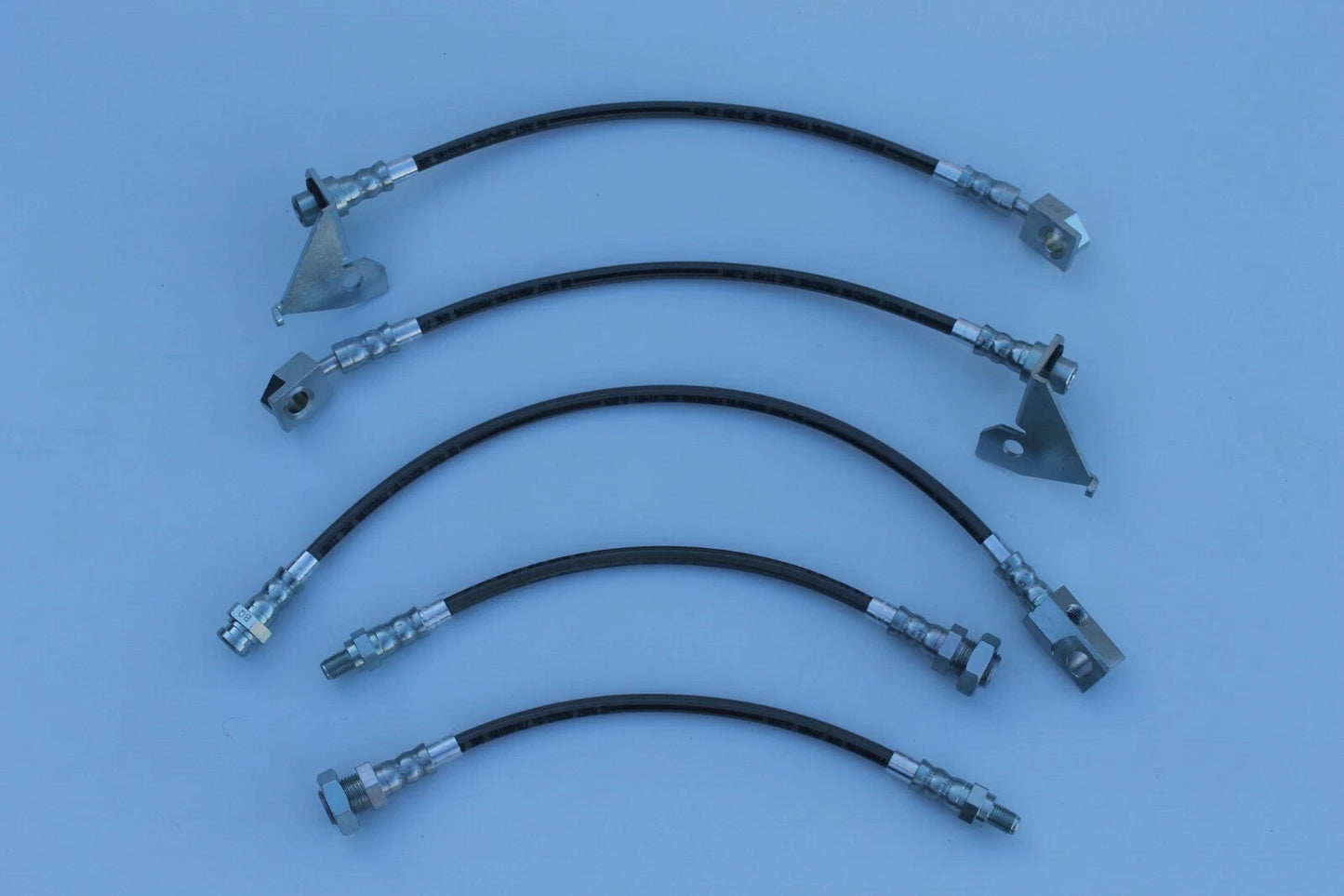 Braided Brake Hose Set (5) for Ford Falcon XB XC XD (1973-1980)