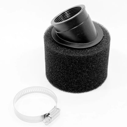 41mm Black Bent Angled Foam Air Filter Pod for PIT PRO Quad Dirt Bike ATV