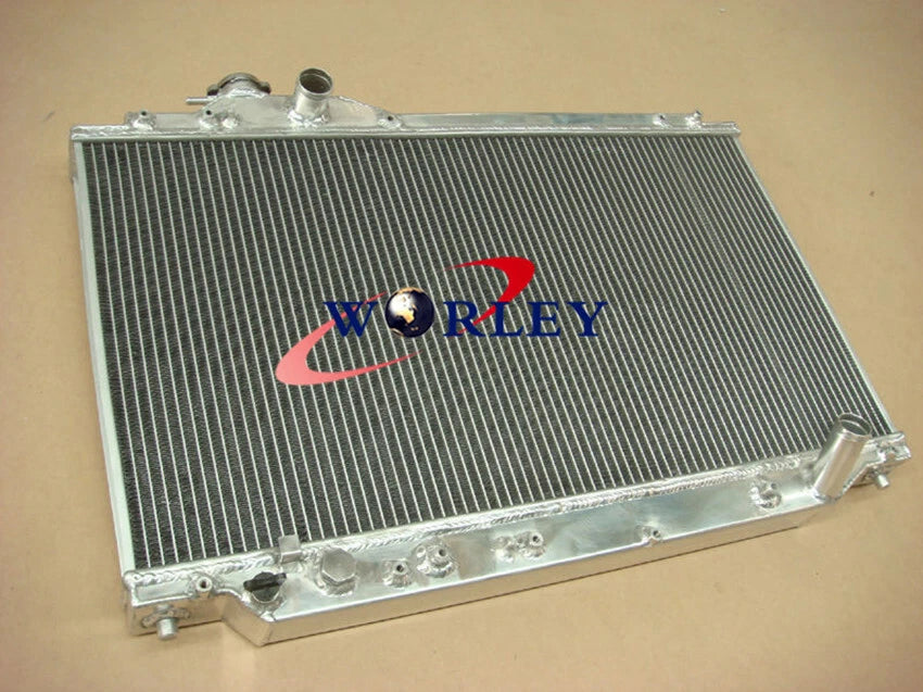 Aluminum Radiator & Fans for Toyota Supra JZA80 Turbo (1993-1998)