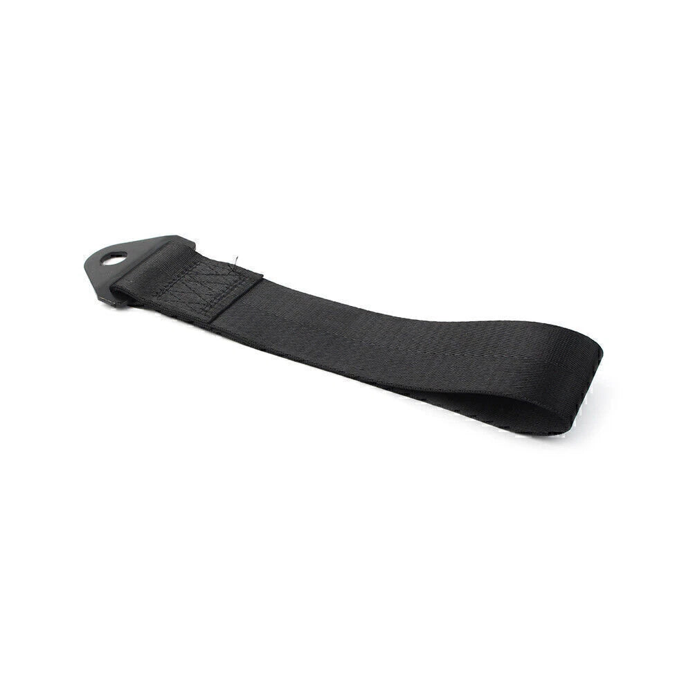 Black Racing Towing Strap Belt Rope for Universal Car Bumper