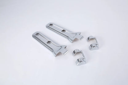 Rear Door Hinge Trim Cover for 2018-2023 Jeep Wrangler JL Chrome 4 x Pieces (2018-2023)