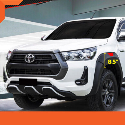 8.5" Fender Flares for Toyota Hilux SR5 Dual Cab 4x4 (2020-2023)