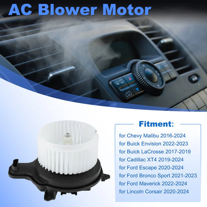 AC Heater Blower Motor for Chevy Malibu (2016–2024)