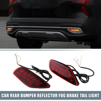 Rear Bumper Reflector LED Brake Turn Signal Tail Lights for Kia Seltos (2019-)