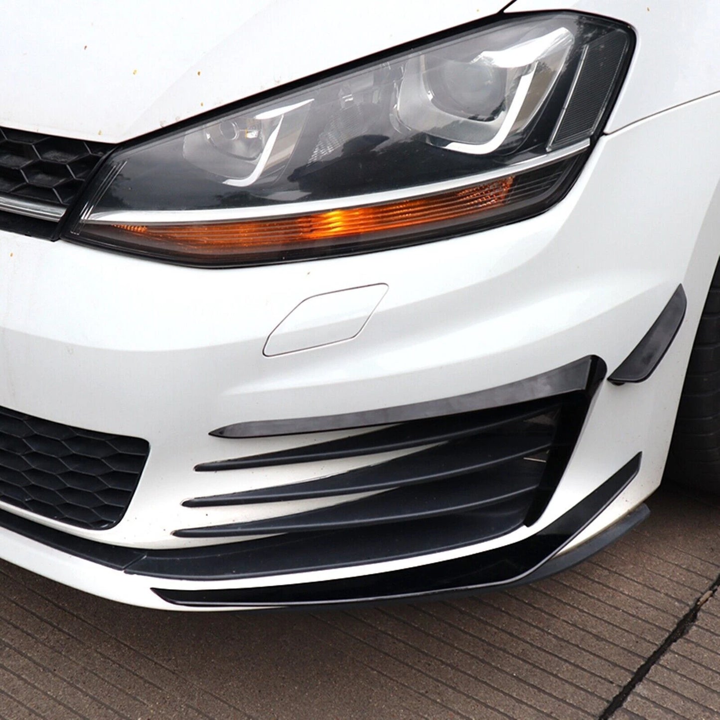 6 x Front Bumper Side Air Vent Trim for VW Golf 7 GTI (2013-2016)