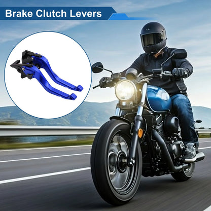 Short Brake Clutch Lever 1 Pair for Kawasaki Ninja 500 (2024–2025)