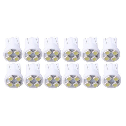 12 x 6V T10 1210 4SMD W5W 501 194 168 LED Light Bulbs for Pinball Machine
