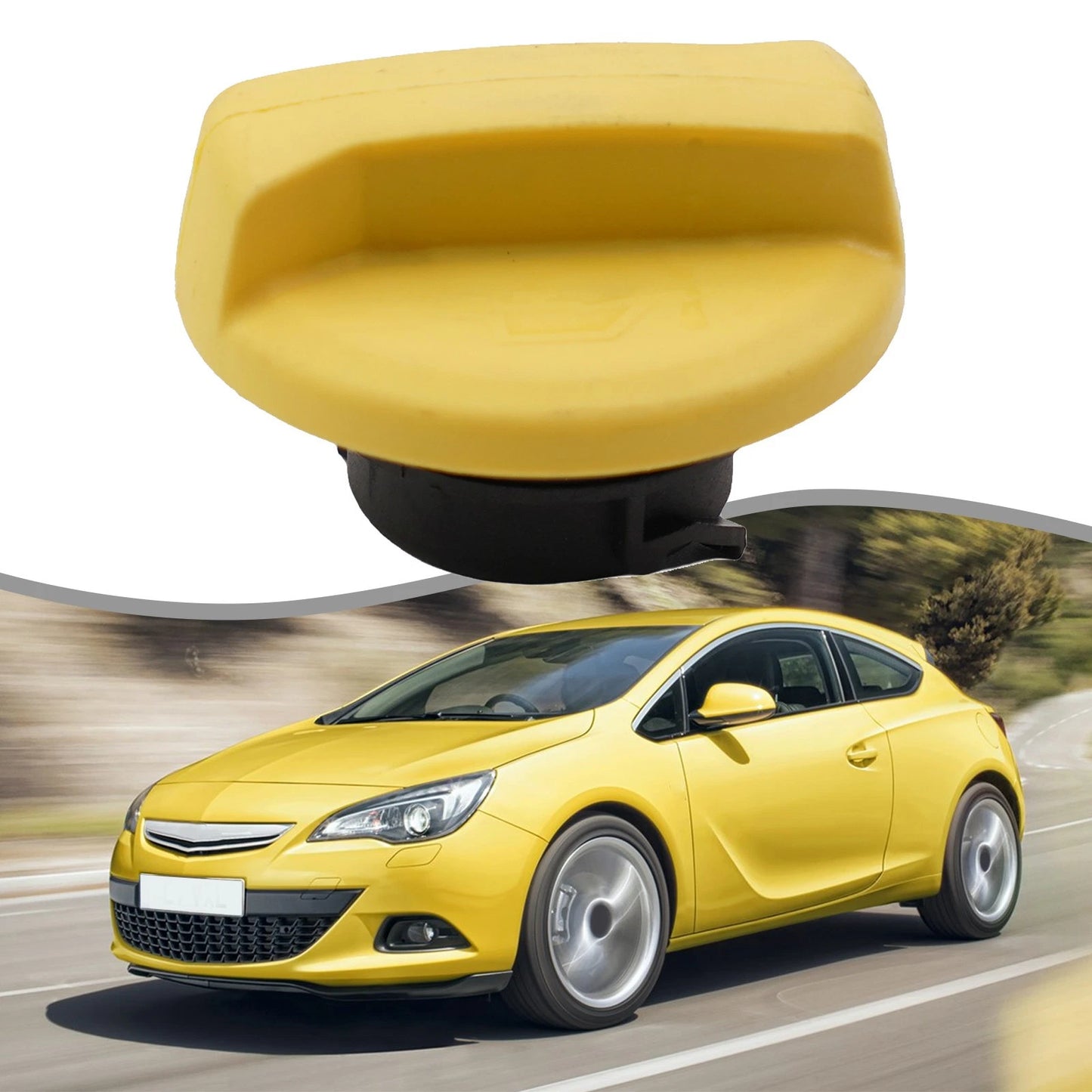 Sealing Cap for Car Accessories Engines Yellow