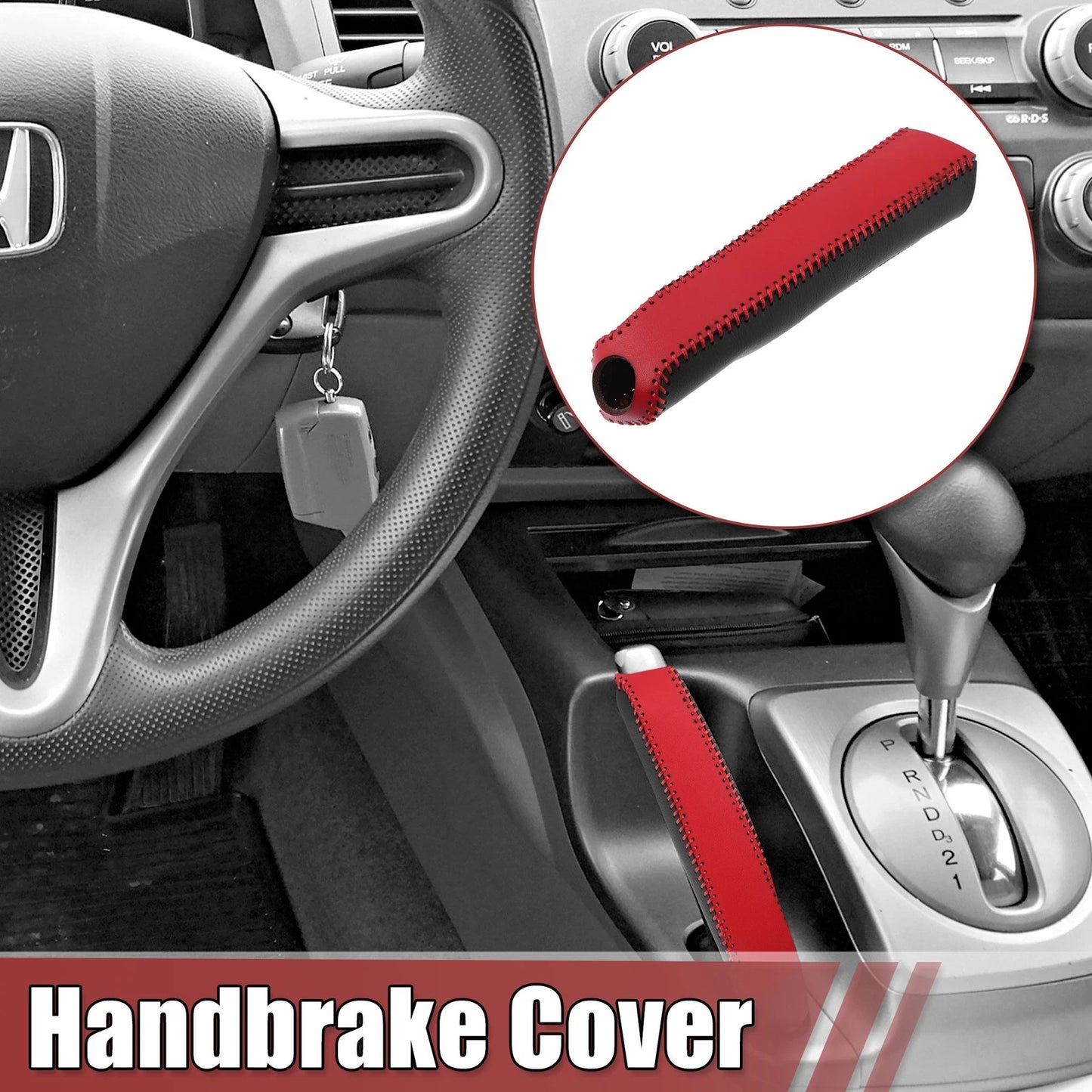 Faux Leather Handbrake Cover for Honda Civic (2006-2011)