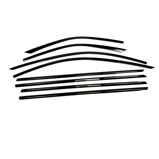 10 x Window Moulding Strips for Cadillac CT4 (2020-2023) Gloss Black