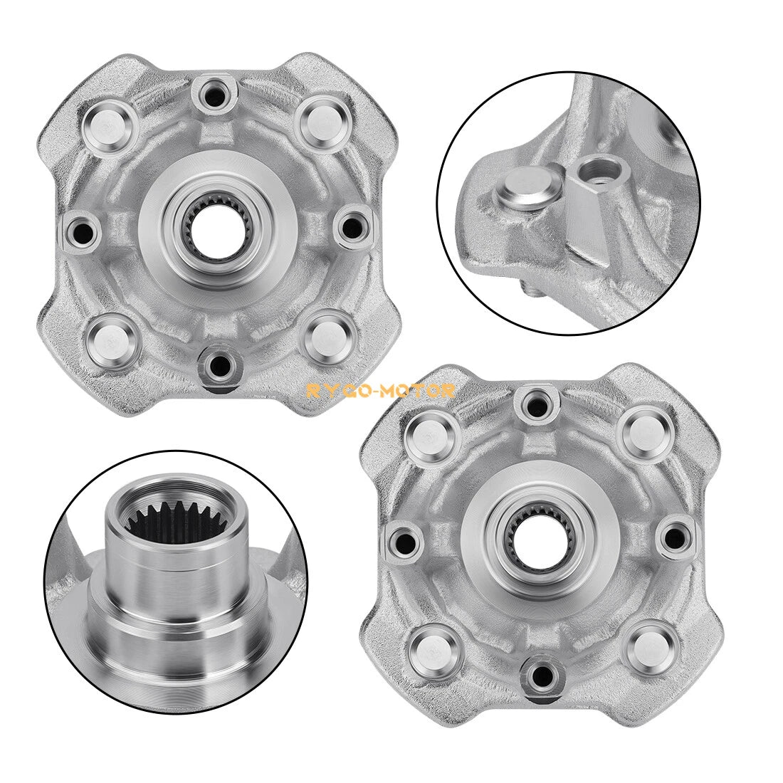 2 x Front Wheel Hubs for Honda Rincon 680 TRX680FA Left/Right (2006–2023)