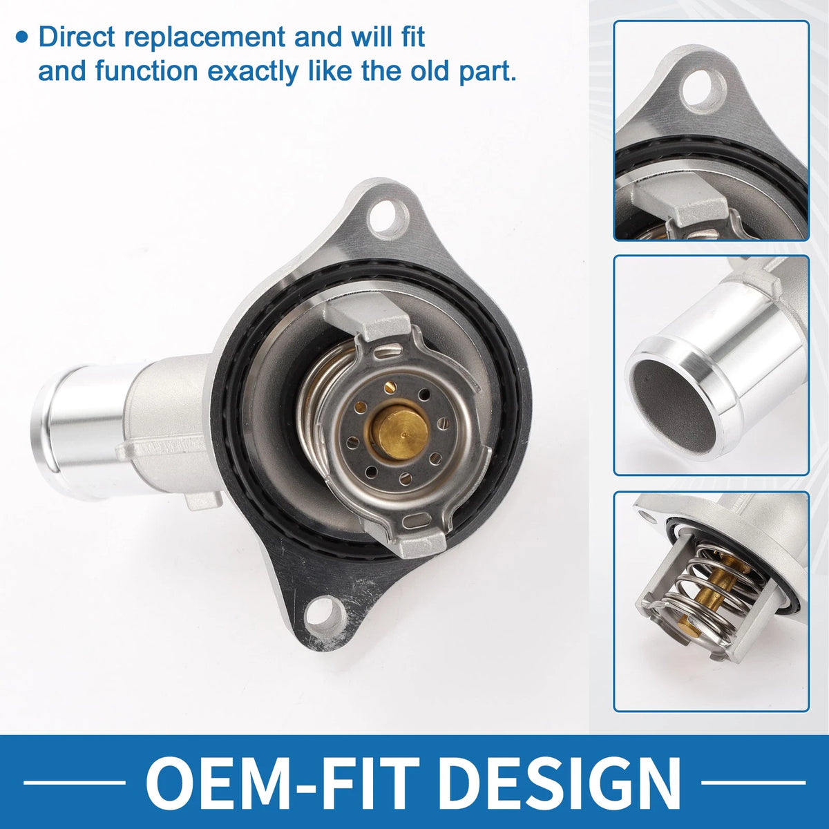 Engine Coolant Thermostat Housing Assembly for Chevrolet Malibu 2.0L(2013-2022)