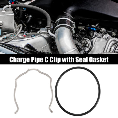 Car Charge Pipe C Clip Set with O Ring Seal for BMW N54 N55 335i (2007-2013)