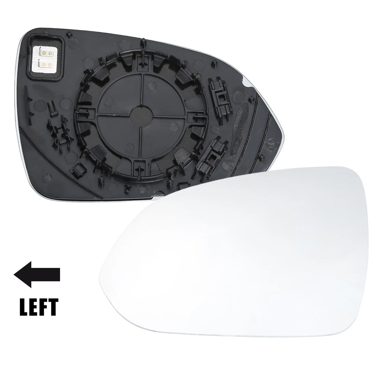 Left Side Heated Mirror Glass for Kia Rio (2018-2022)