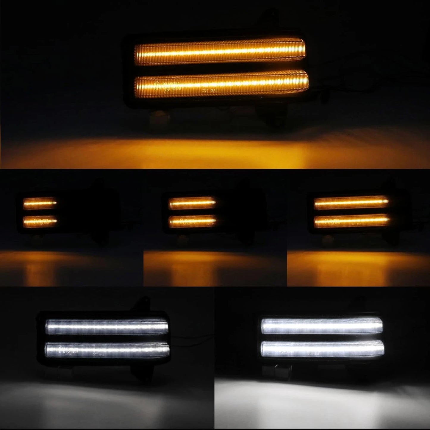 LED Sequential Mirror Turn Signal Light for Chevy/GMC 2500HD/3500HD (2020–2024)