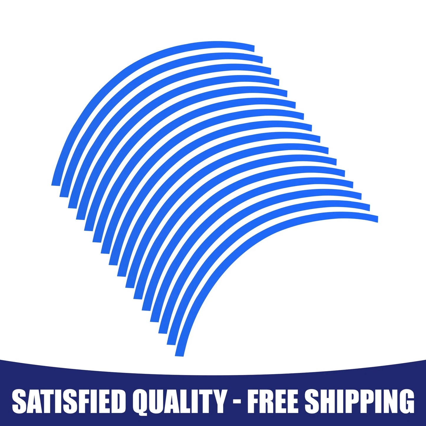 16 x Wheel Rim Sticker Strips 17in for Universal