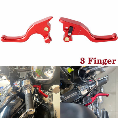 Brake & Clutch Hand Levers Set for Harley Touring Road King FLHR (2008)