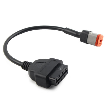 4Pin to 16Pin OBD2 Diagnostic Tool Adapter Cable for Harley Davidson