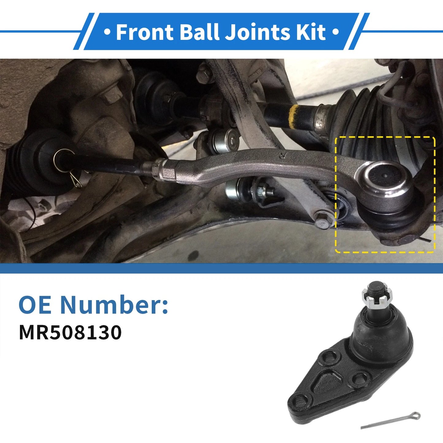 Front Lower Ball Joints for Mitsubishi Montero (2001-2006)
