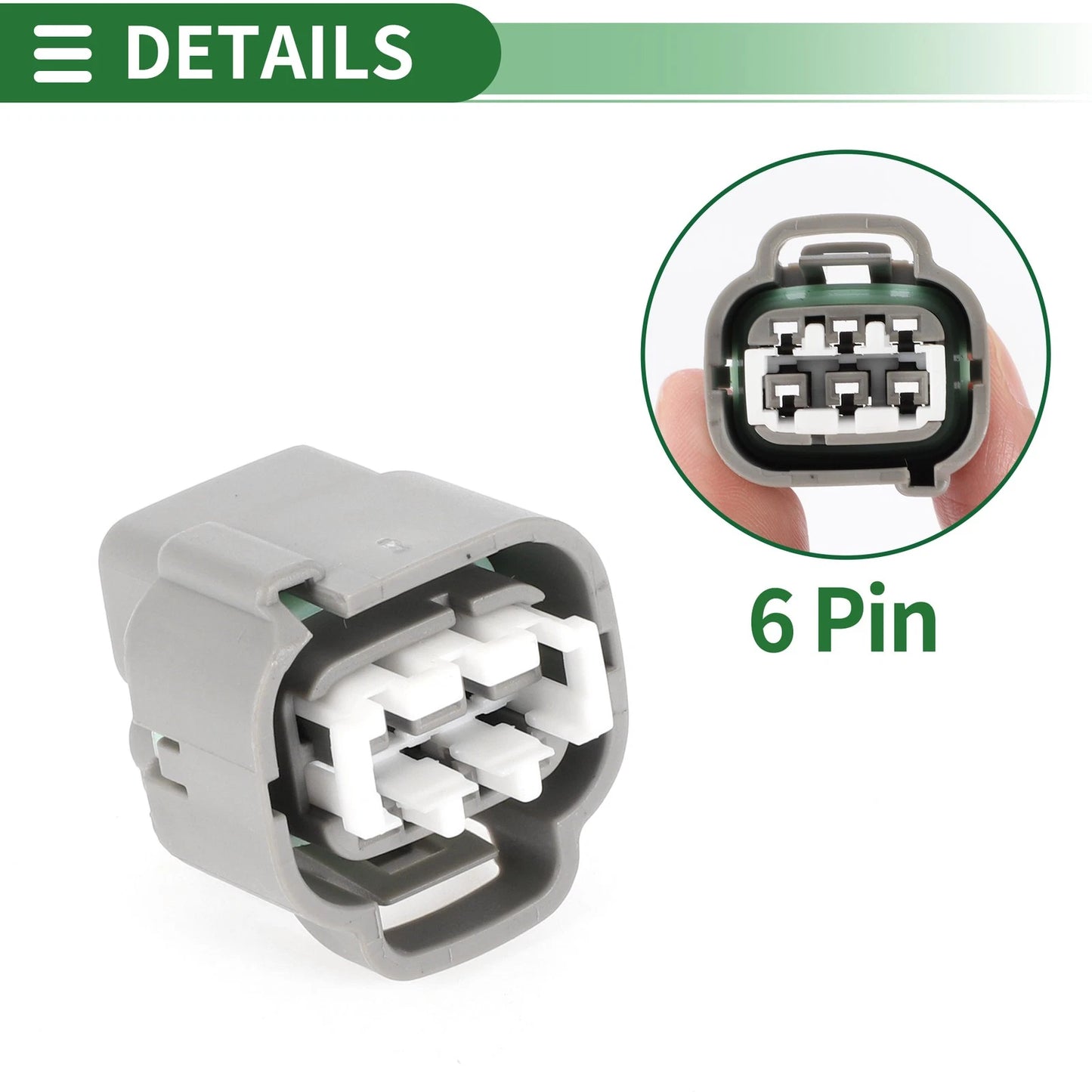 6 Pin Diesel Injection Pressure Connector Plug for Toyota