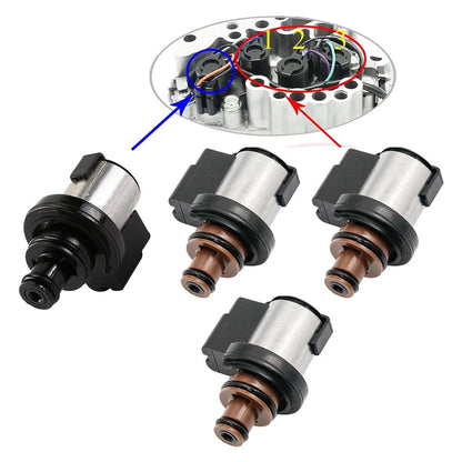 4 x Torque Converter AWD Control & Lock-Up Solenoids for Subaru Crosstrek, Legacy