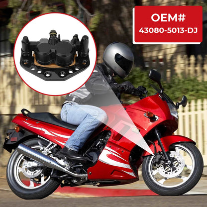 Front Brake Caliper & Pads for Kawasaki Ninja 250R (2004–2009)