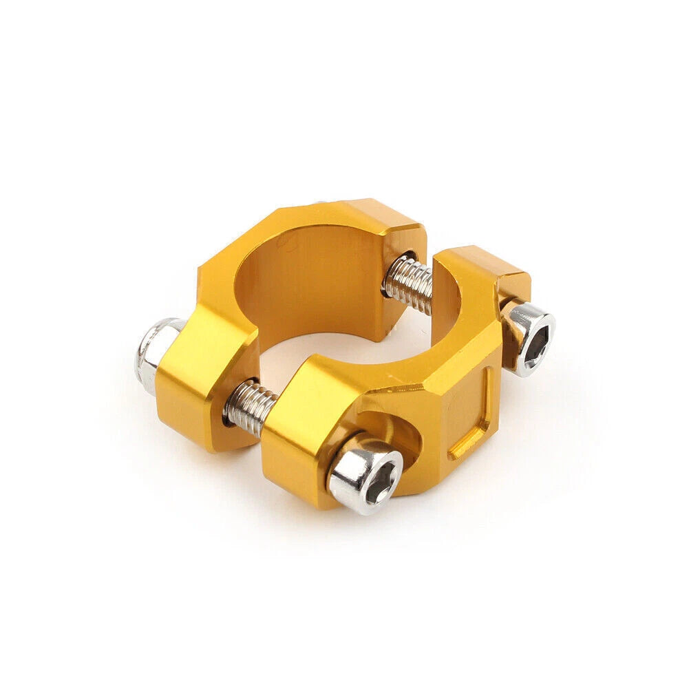 CNC Rotating Bar Clamp for 22mm 7/8" Brake Clutch Perch Handlebar Gold Universal