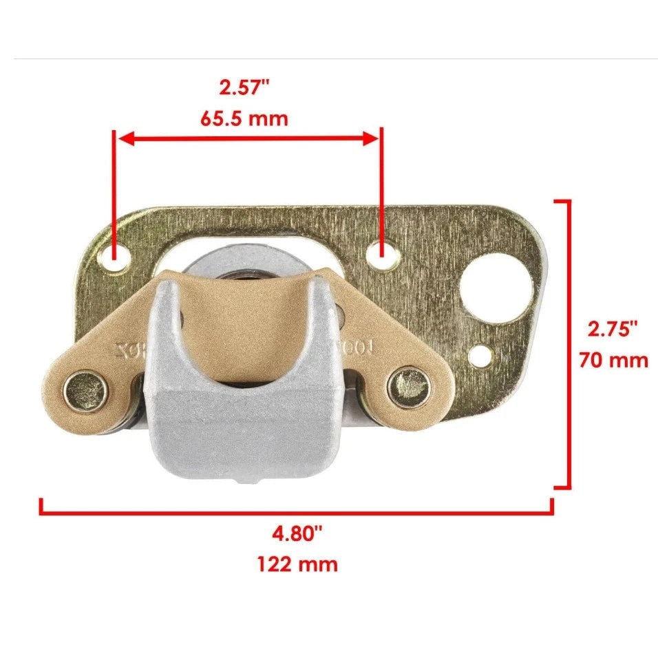 2 x Front Left & Right Brake Calipers with Pads for Polaris